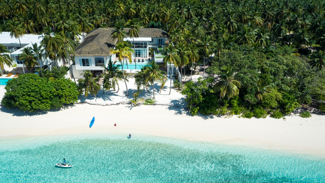 Amilla Maldives Luxury Residences – 6-Bedroom Aerial-view