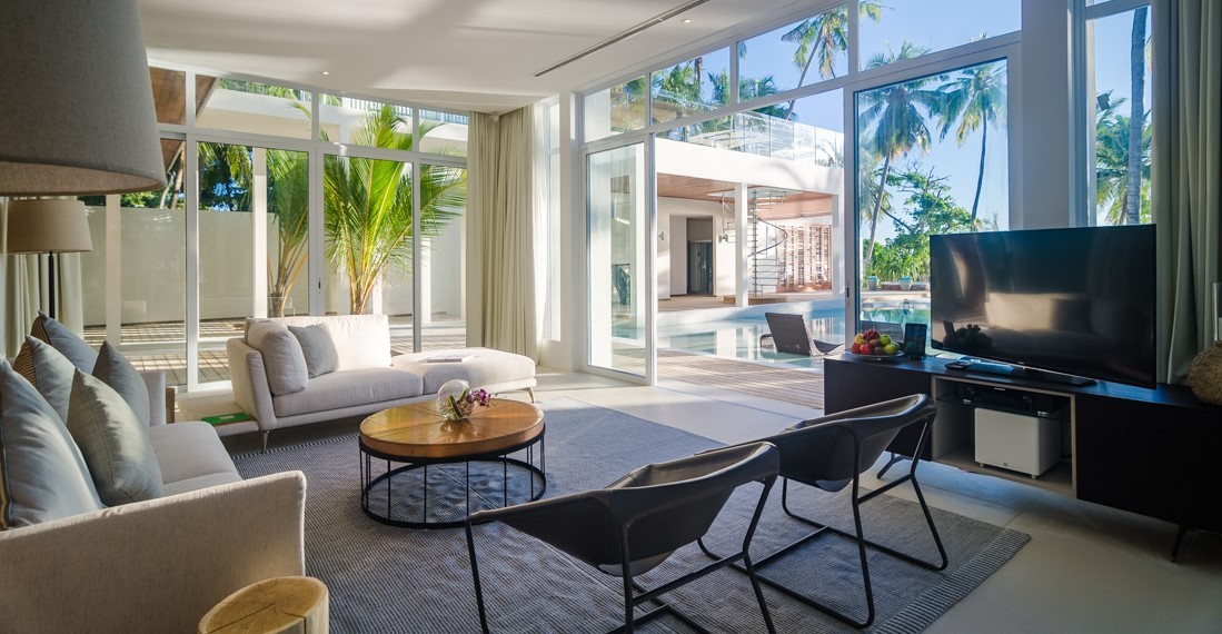 Amilla Maldives Luxury Residences -EstateInterior-Living area
