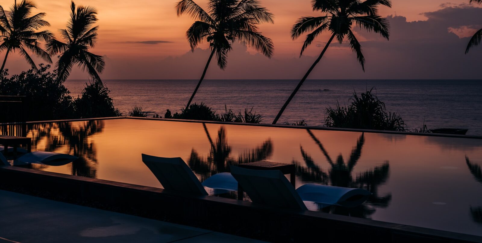 ANI Sri Lanka – Resort – Swimming Pool at Sunrise