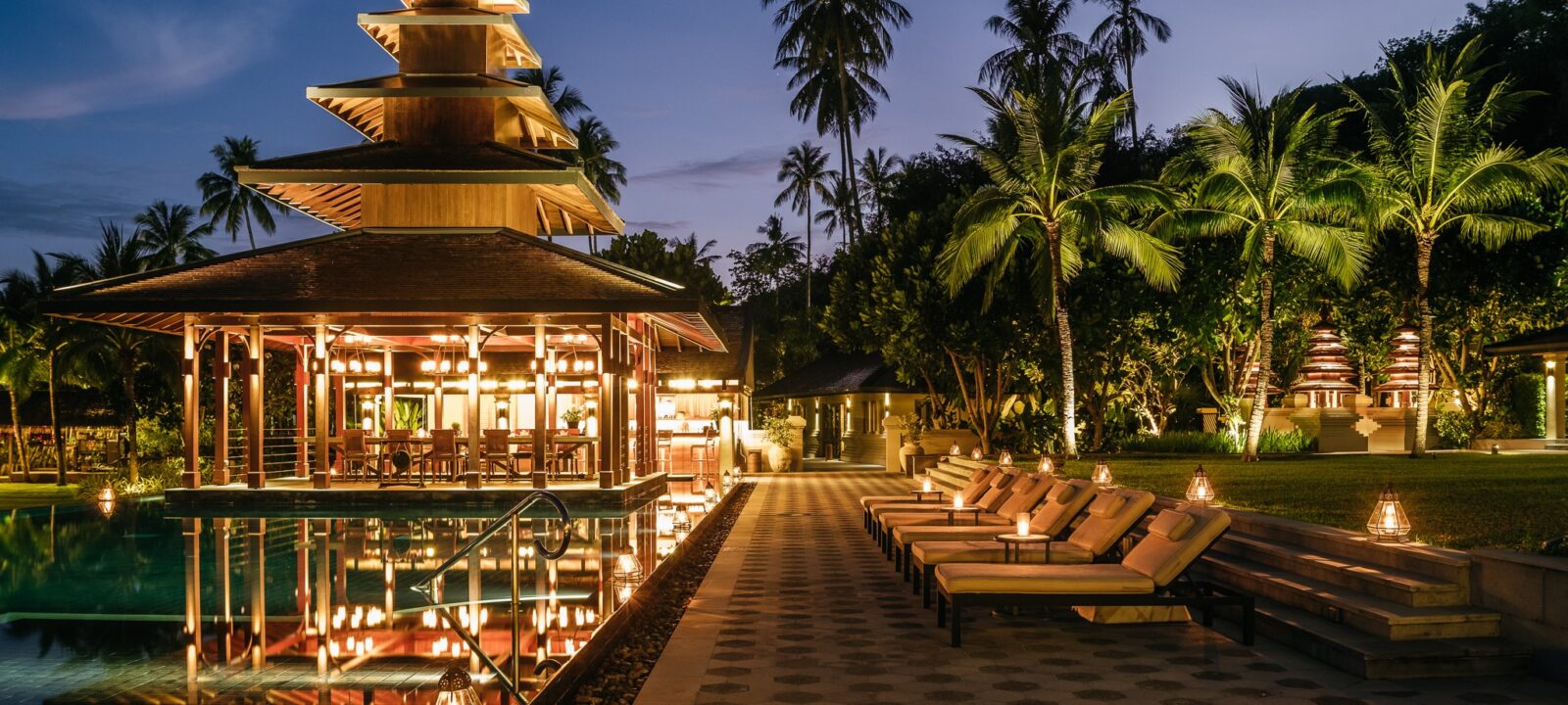ANI Thailand. – Resort – Dining Pavilion night